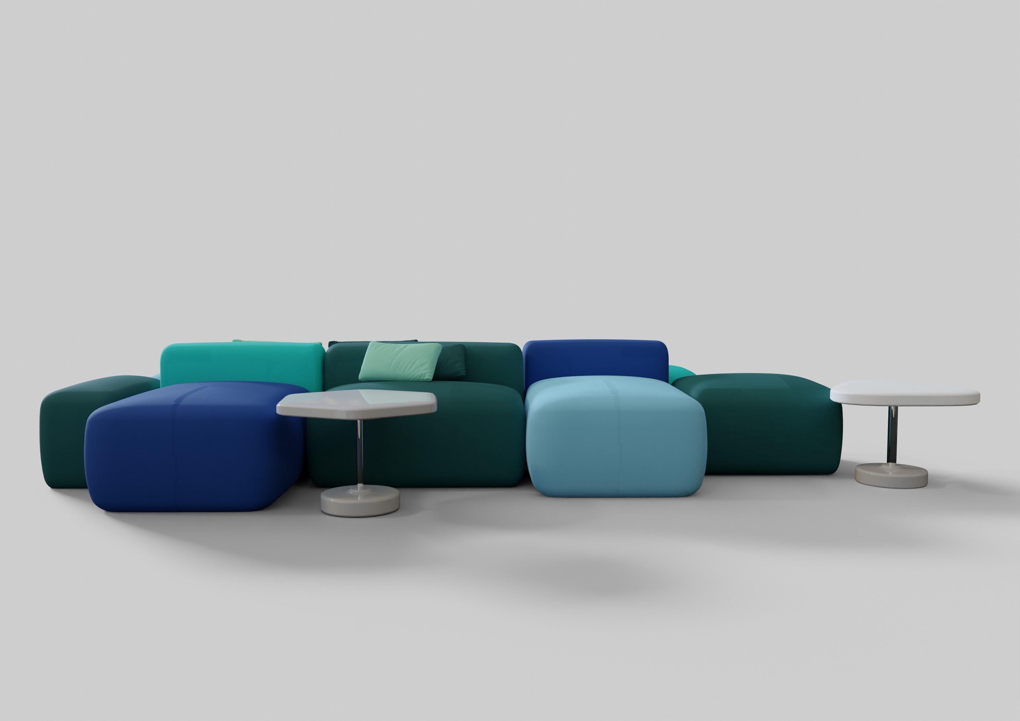 Plus Modular sofa 3D model_3