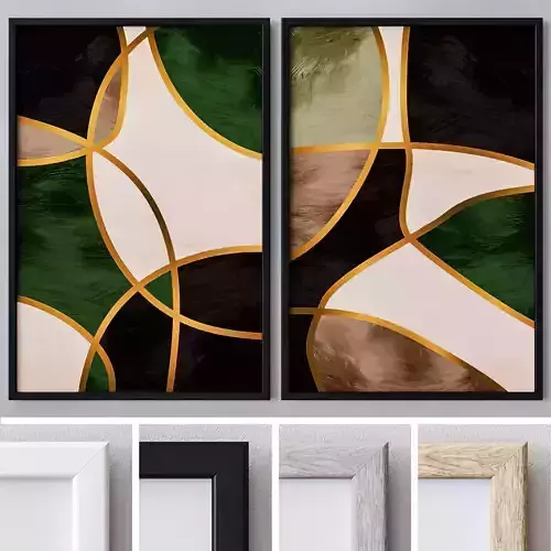 Photo Frames Set 431 3D model