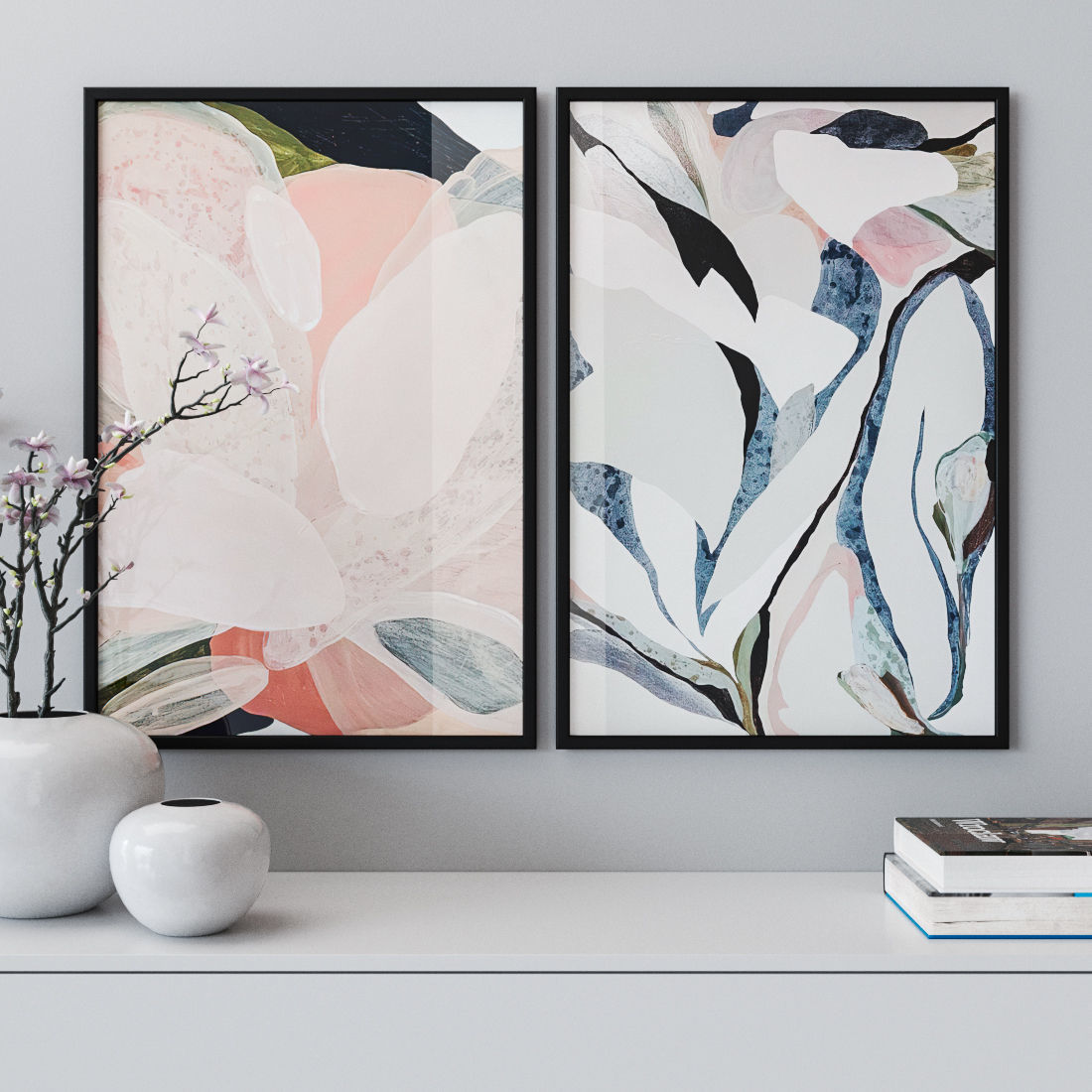 Photo Frames Set 436 3D model_1