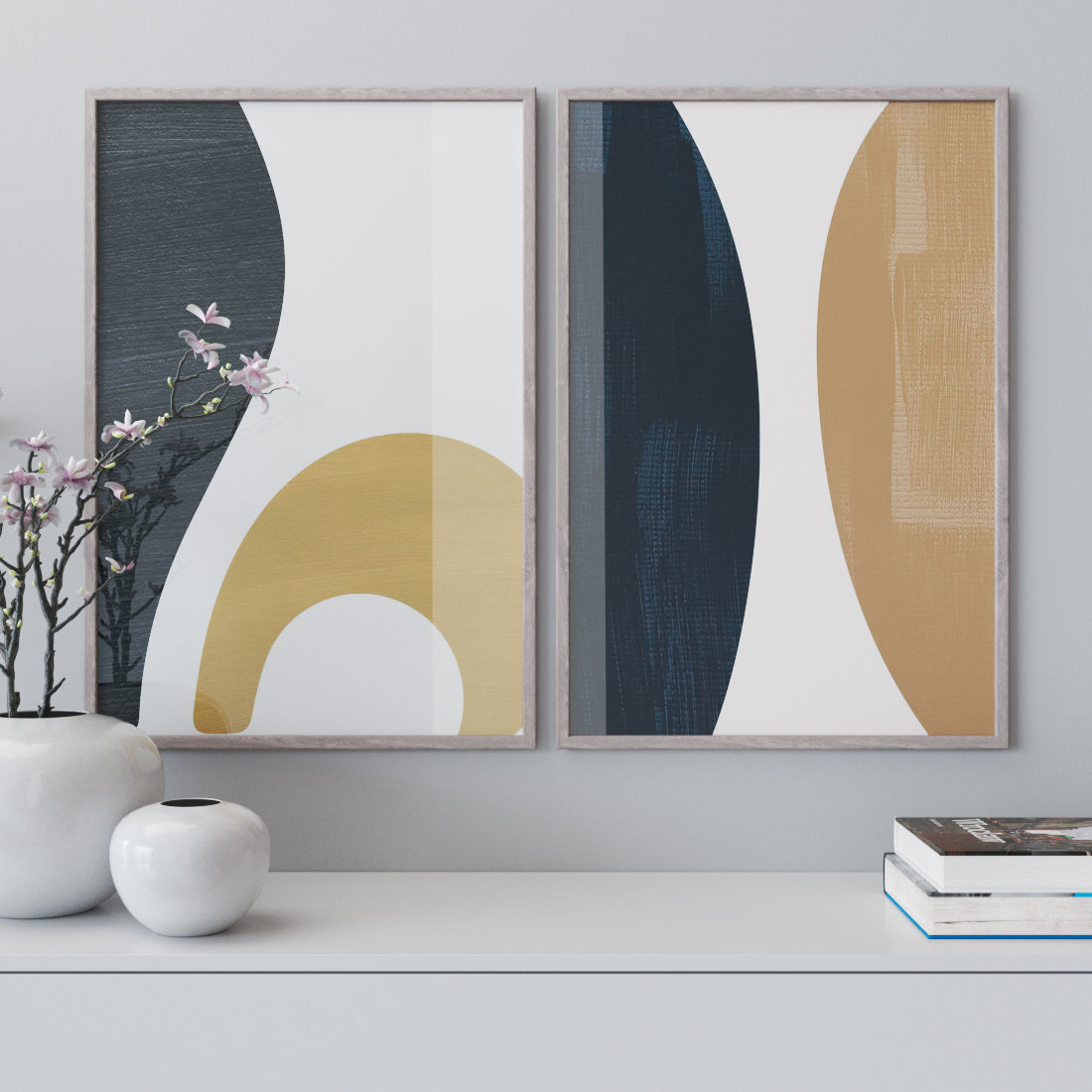 Photo Frames Set 437 3D model_1