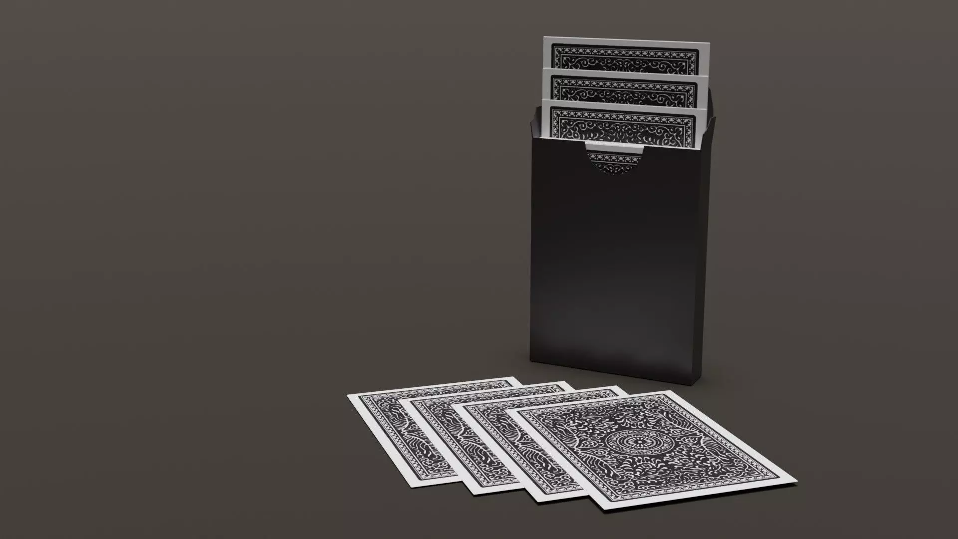 playing cards Free low-poly 3D model_0