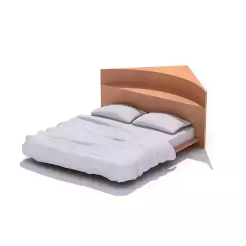 Wooden Minimalistic Bed