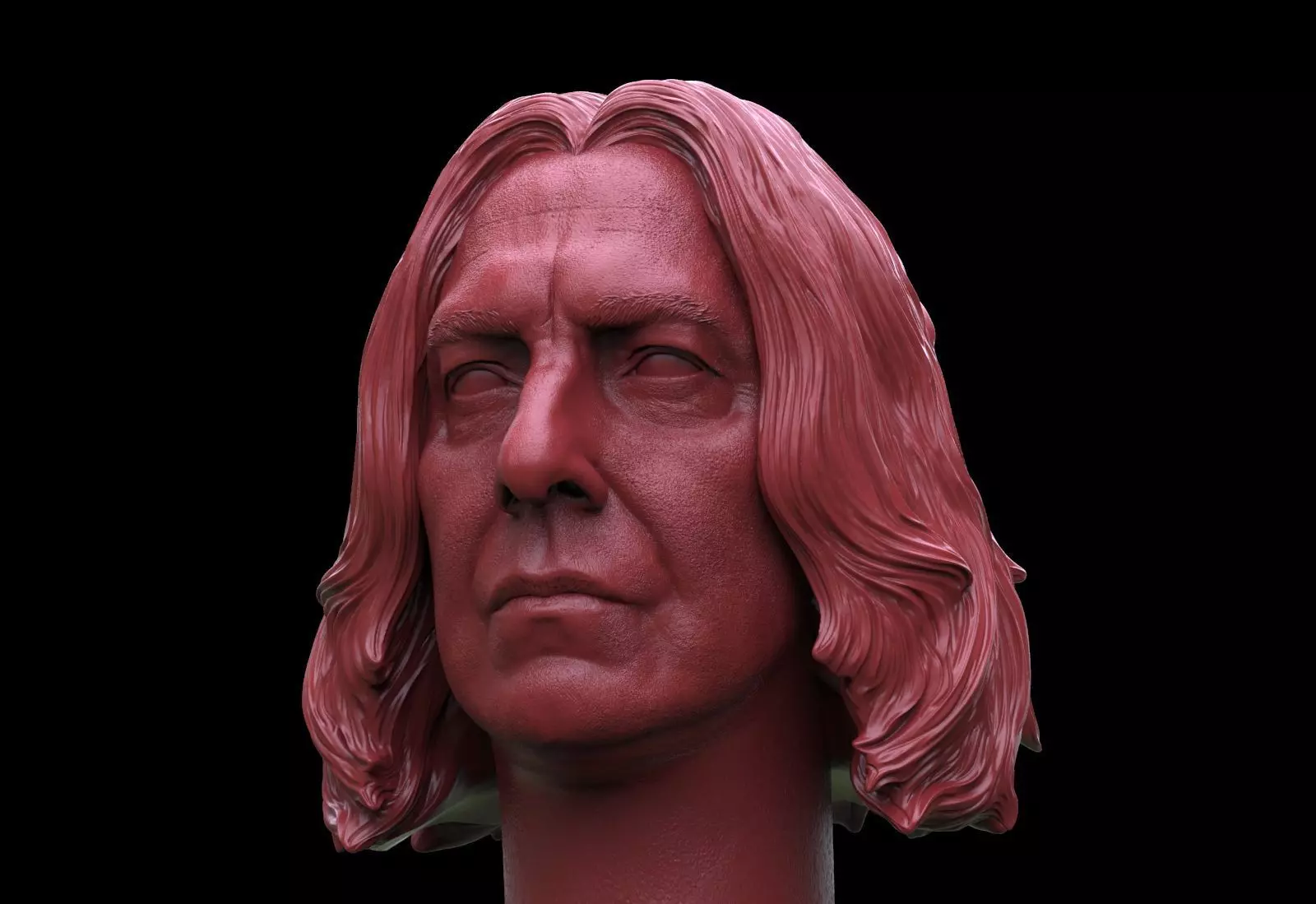 Severus Snape Head 3D print model_0