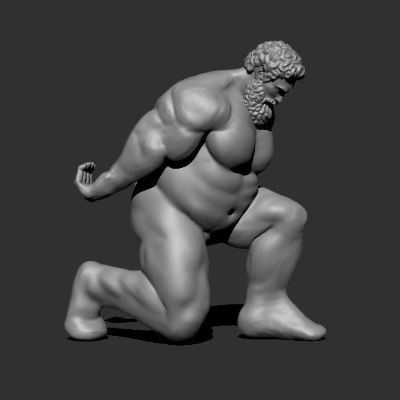 Hercules Tablet Stand 3D print model_5