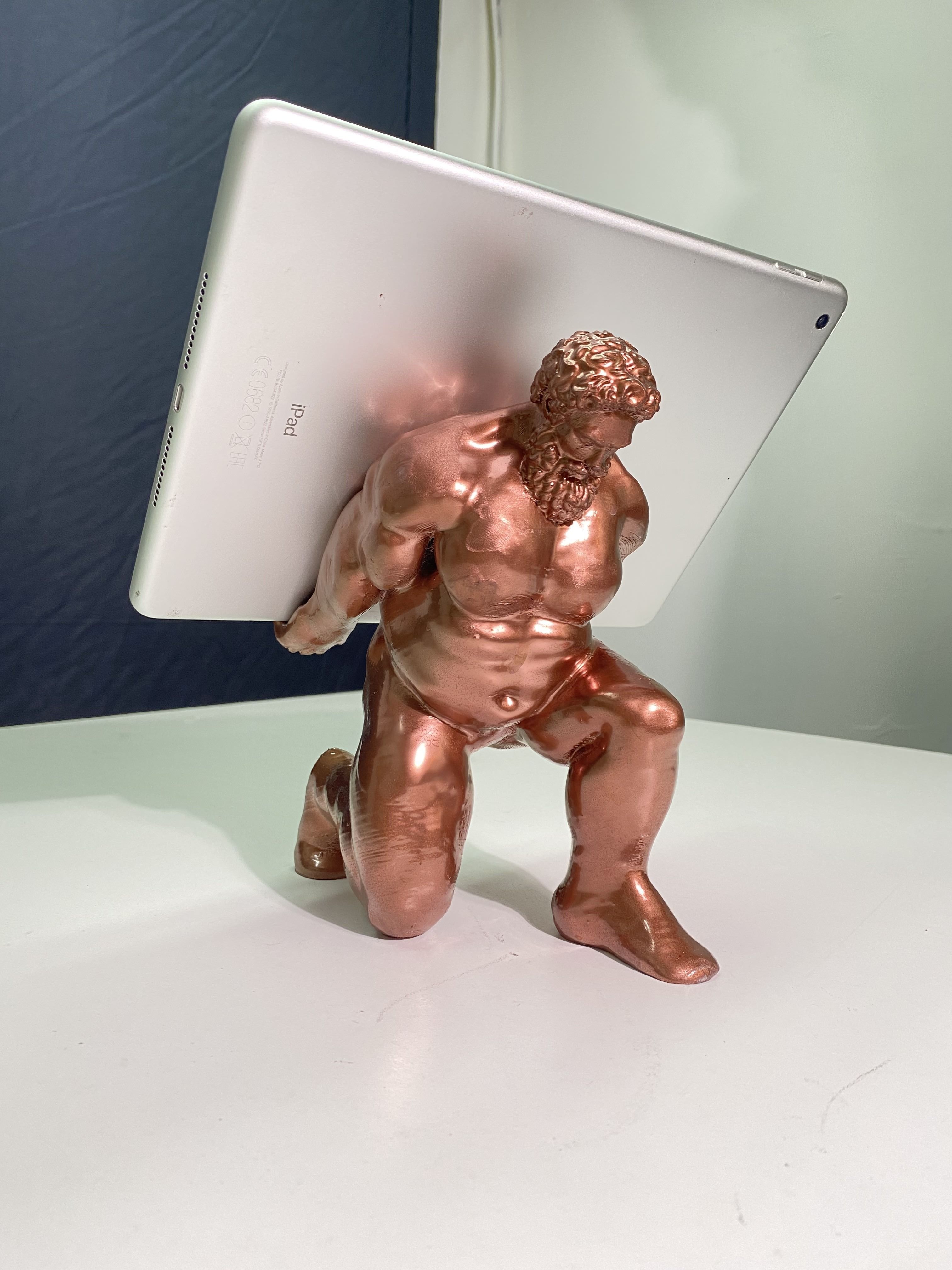Hercules Tablet Stand 3D print model_8