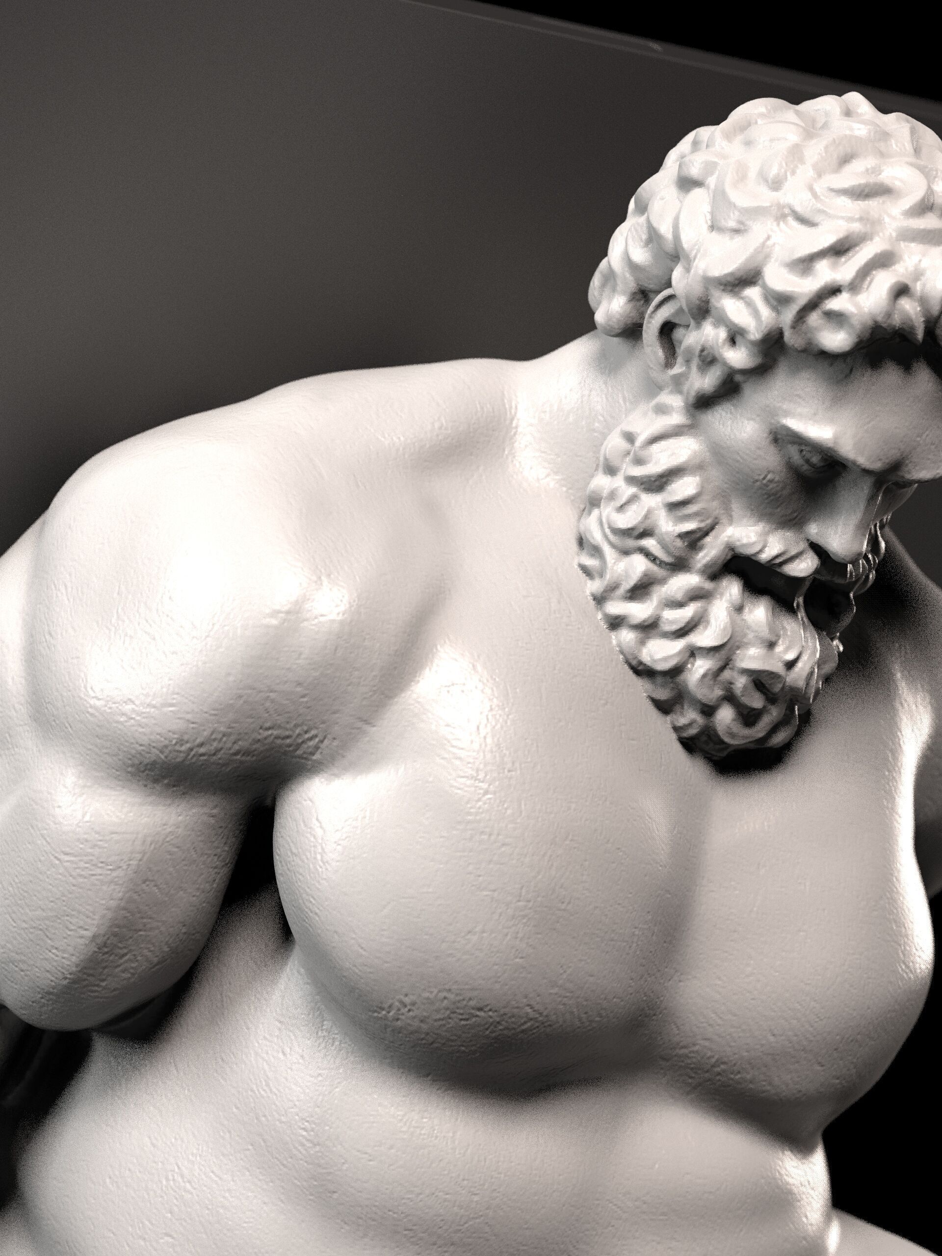 Hercules Tablet Stand 3D print model_3