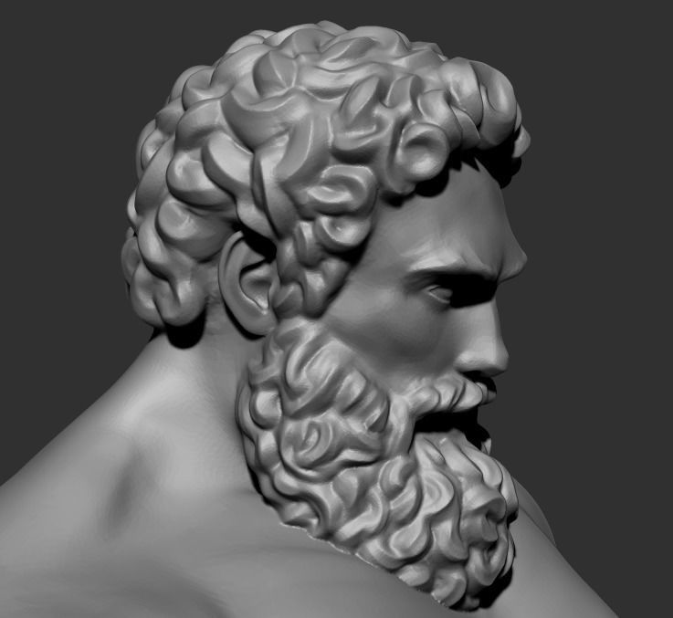 Hercules Tablet Stand 3D print model_7