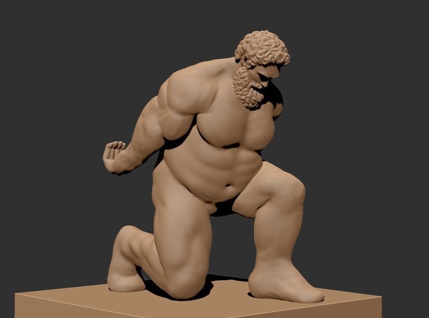 Hercules Tablet Stand 3D print model_6
