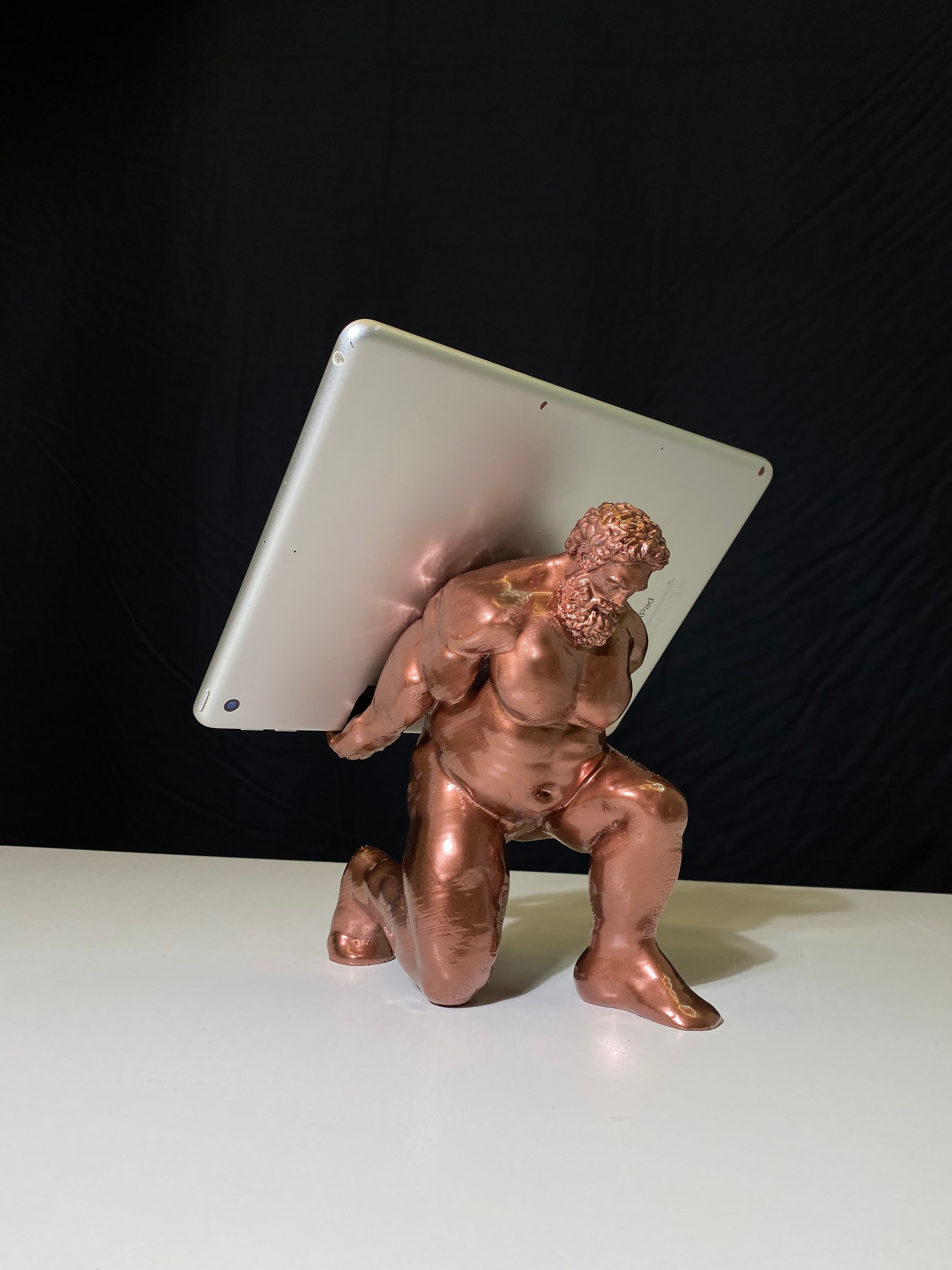 Hercules Tablet Stand 3D print model_4