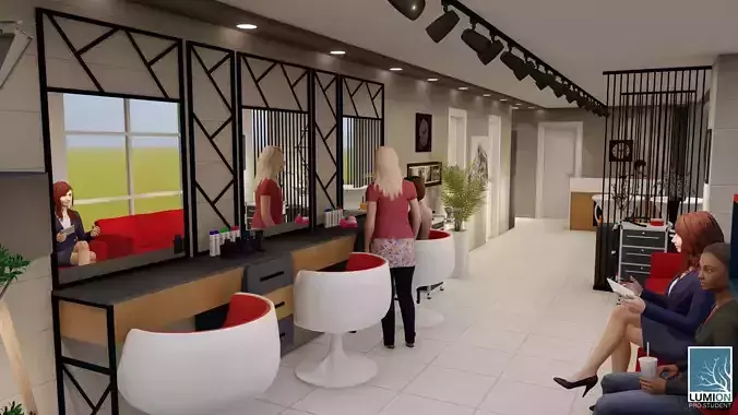 Hairdresser Design 3D model