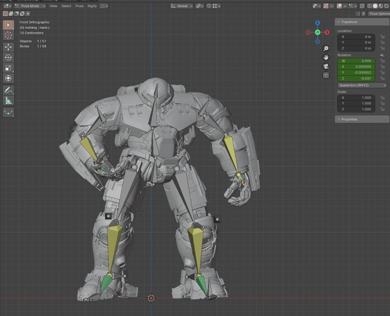 HulkBuster avengers iron man suit 3D model_6