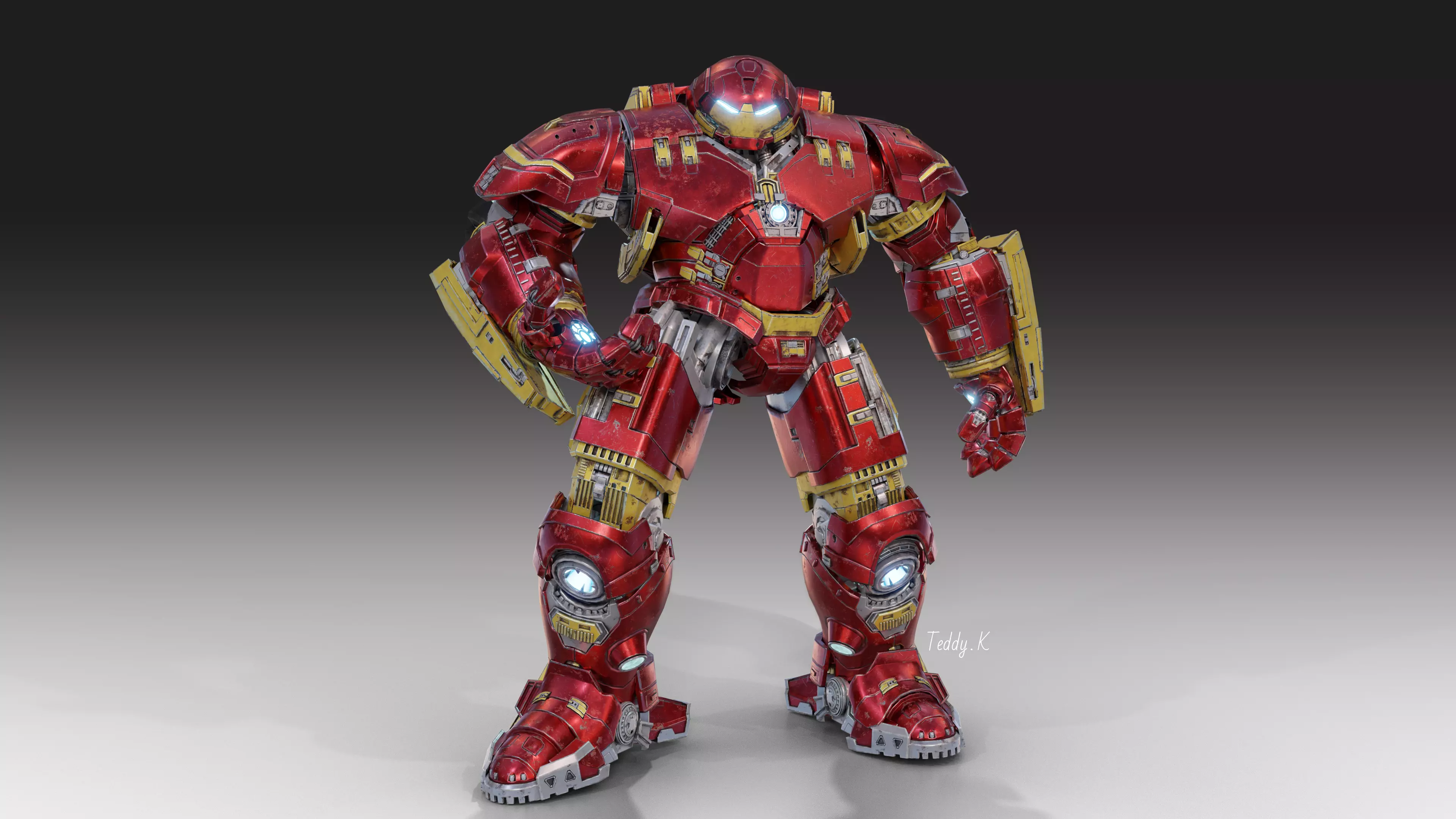 HulkBuster avengers iron man suit 3D model_0