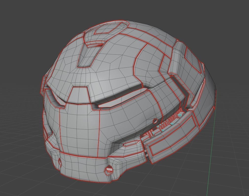 HulkBuster avengers iron man suit 3D model_2