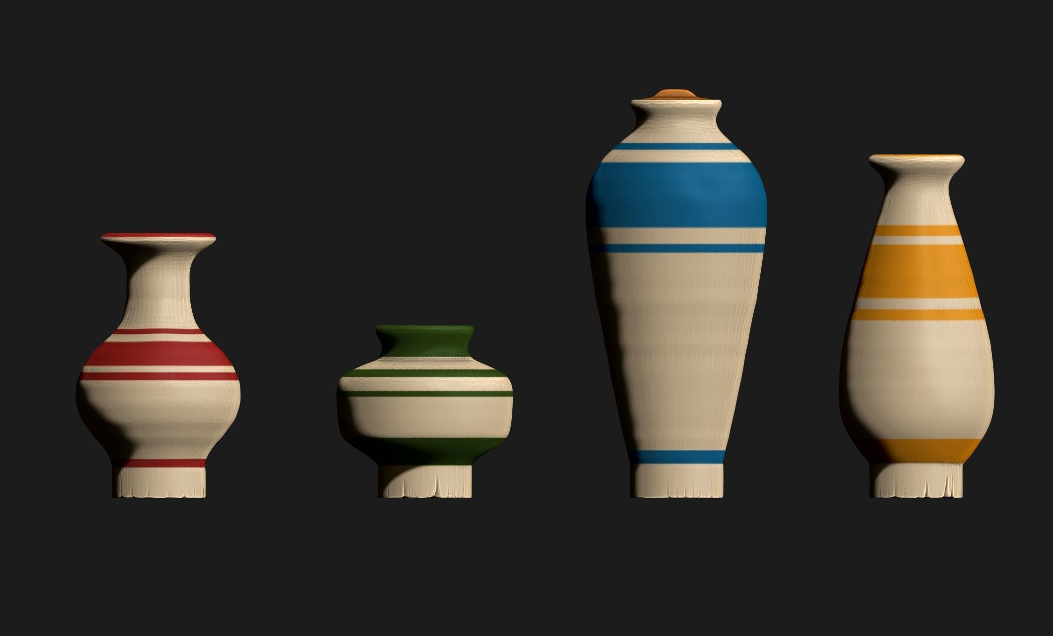 Amphoras - Vessels - Miniaturism - Boardgames -  Wargames Free 3D print model_15