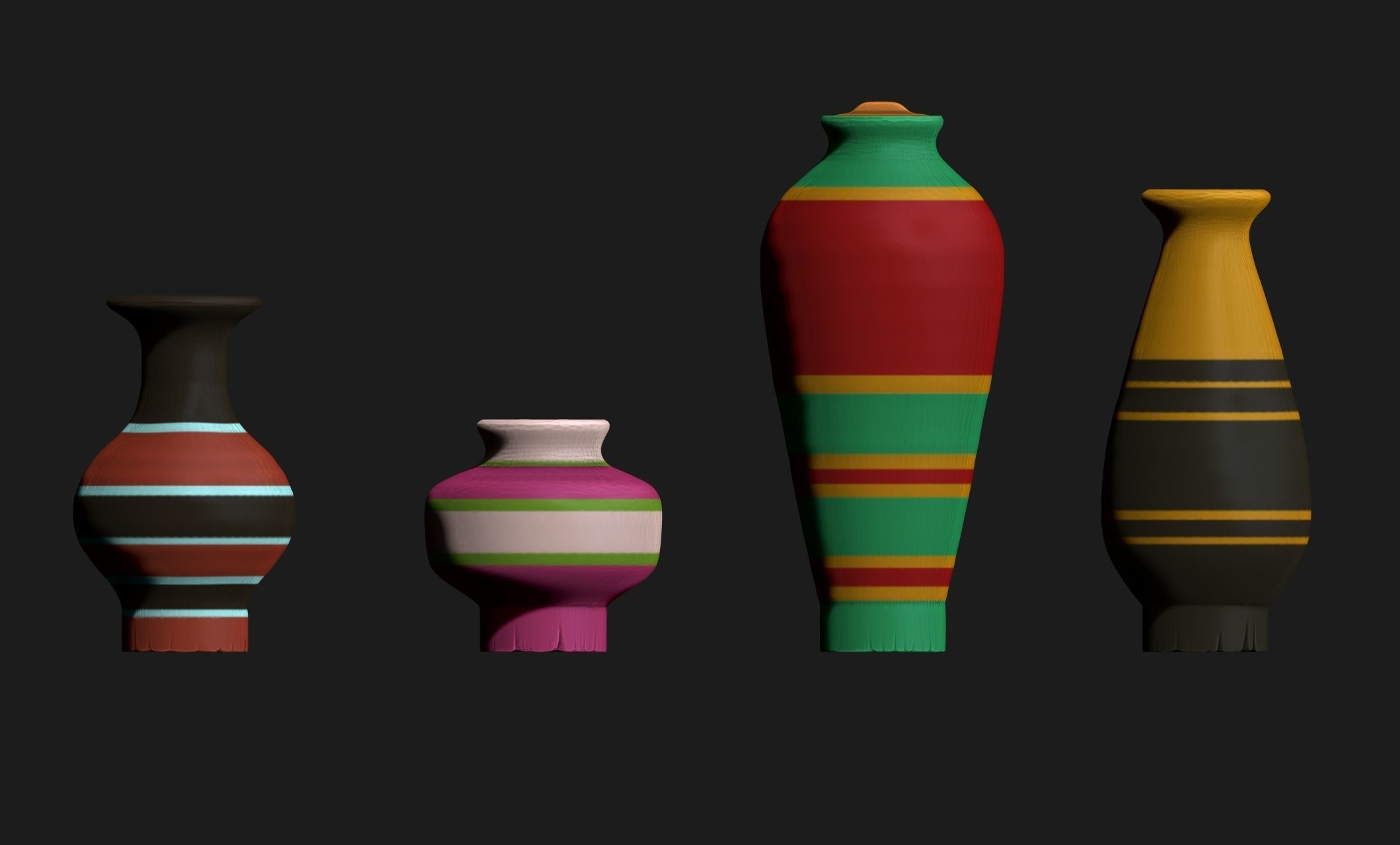 Amphoras - Vessels - Miniaturism - Boardgames -  Wargames Free 3D print model_13