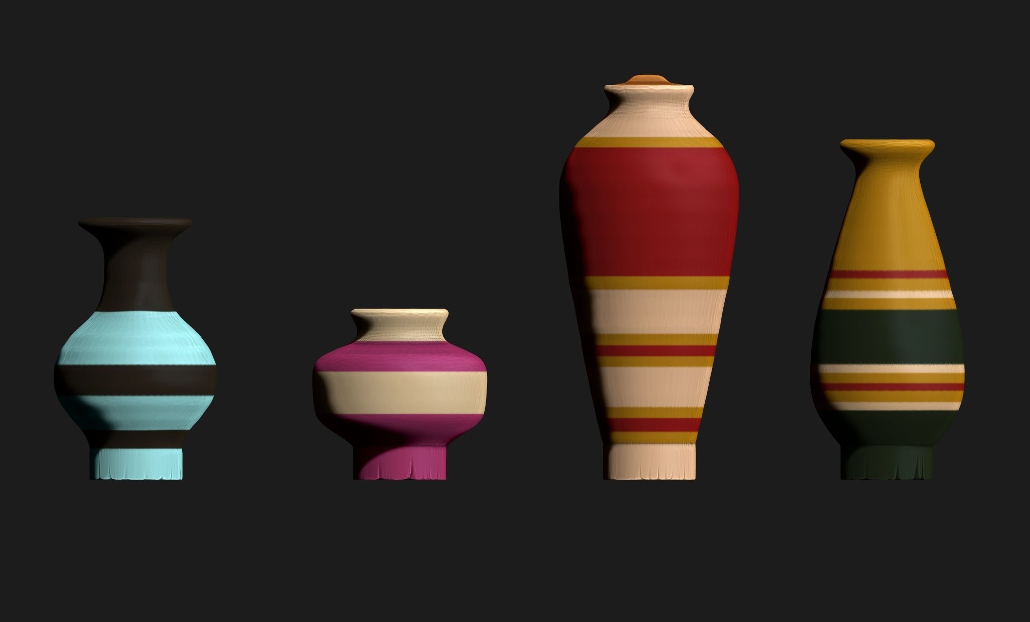 Amphoras - Vessels - Miniaturism - Boardgames -  Wargames Free 3D print model_12