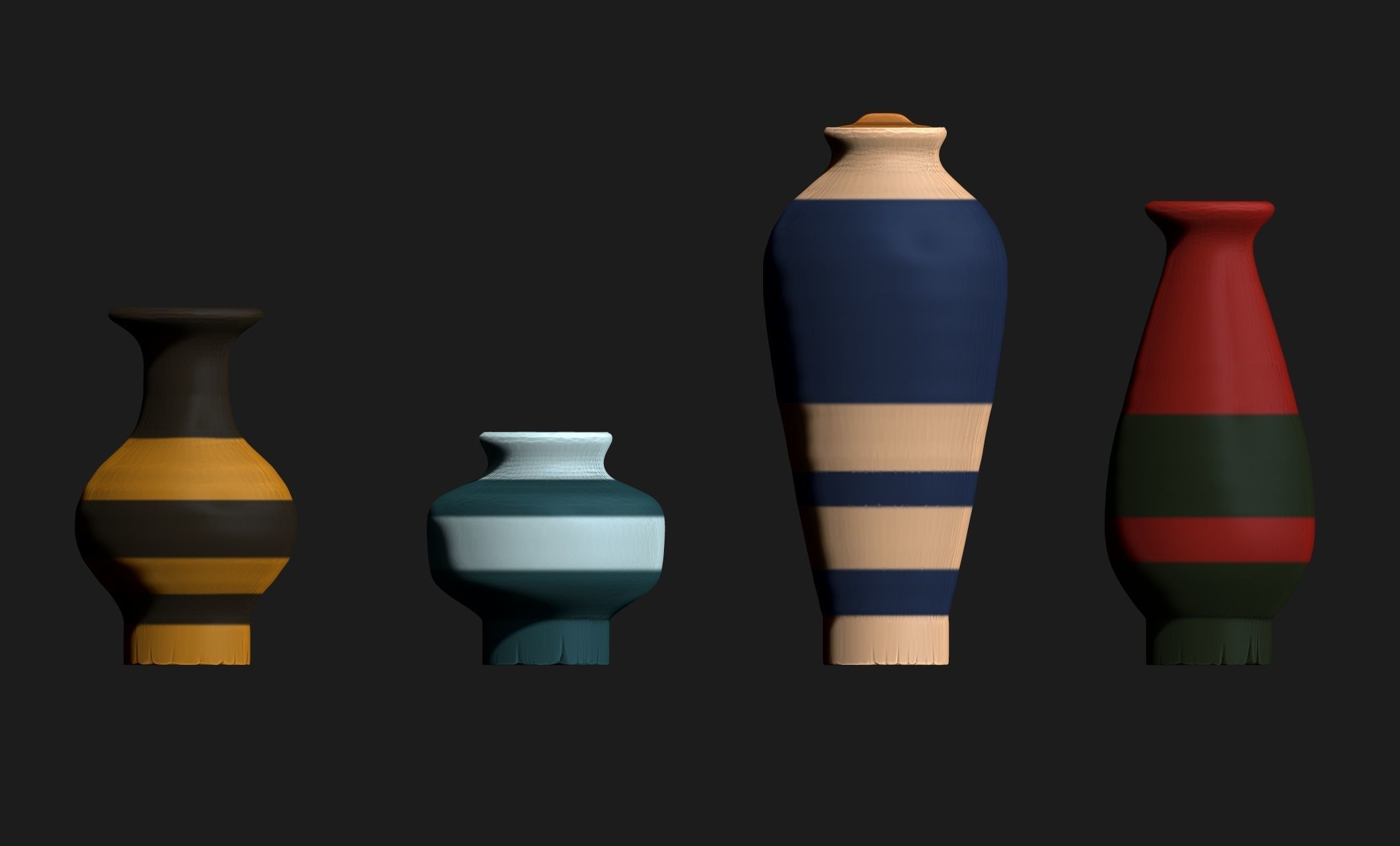 Amphoras - Vessels - Miniaturism - Boardgames -  Wargames Free 3D print model_10