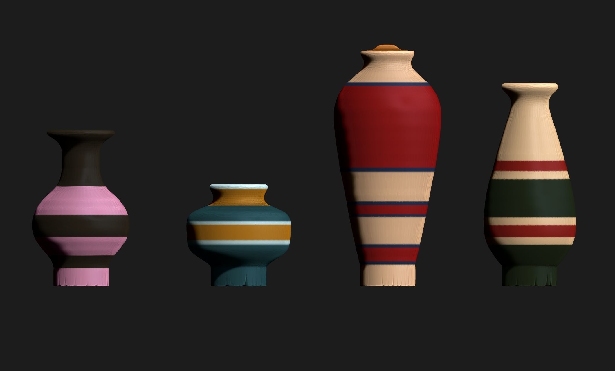 Amphoras - Vessels - Miniaturism - Boardgames -  Wargames Free 3D print model_11