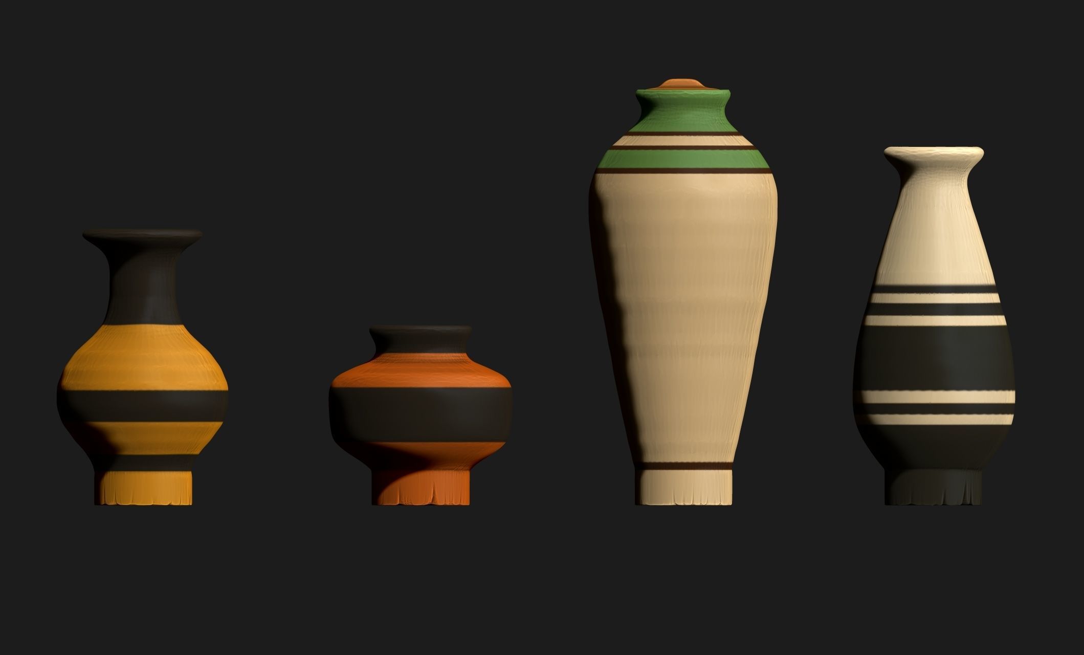 Amphoras - Vessels - Miniaturism - Boardgames -  Wargames Free 3D print model_14