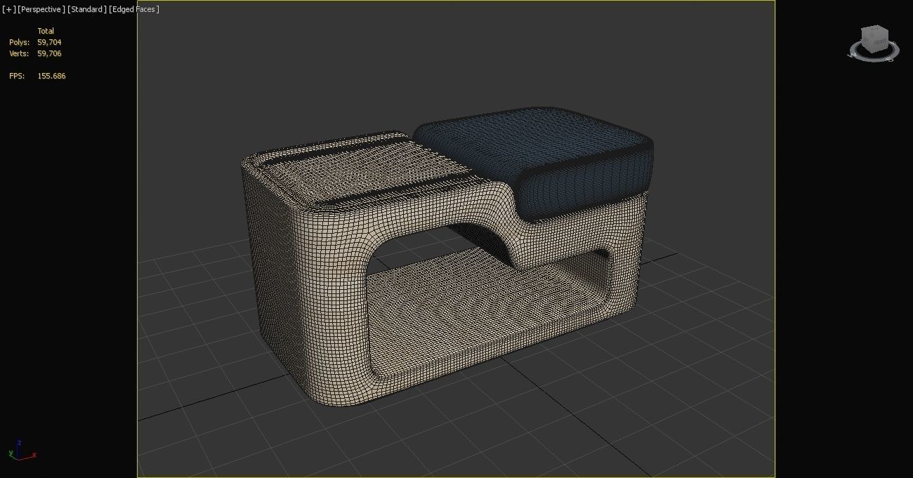 Alexander Stool by Pierre Yves Guenec 3D model_6