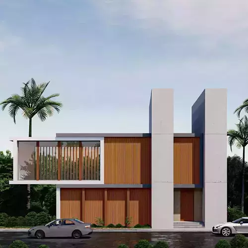 Modern Building  N27  3D model