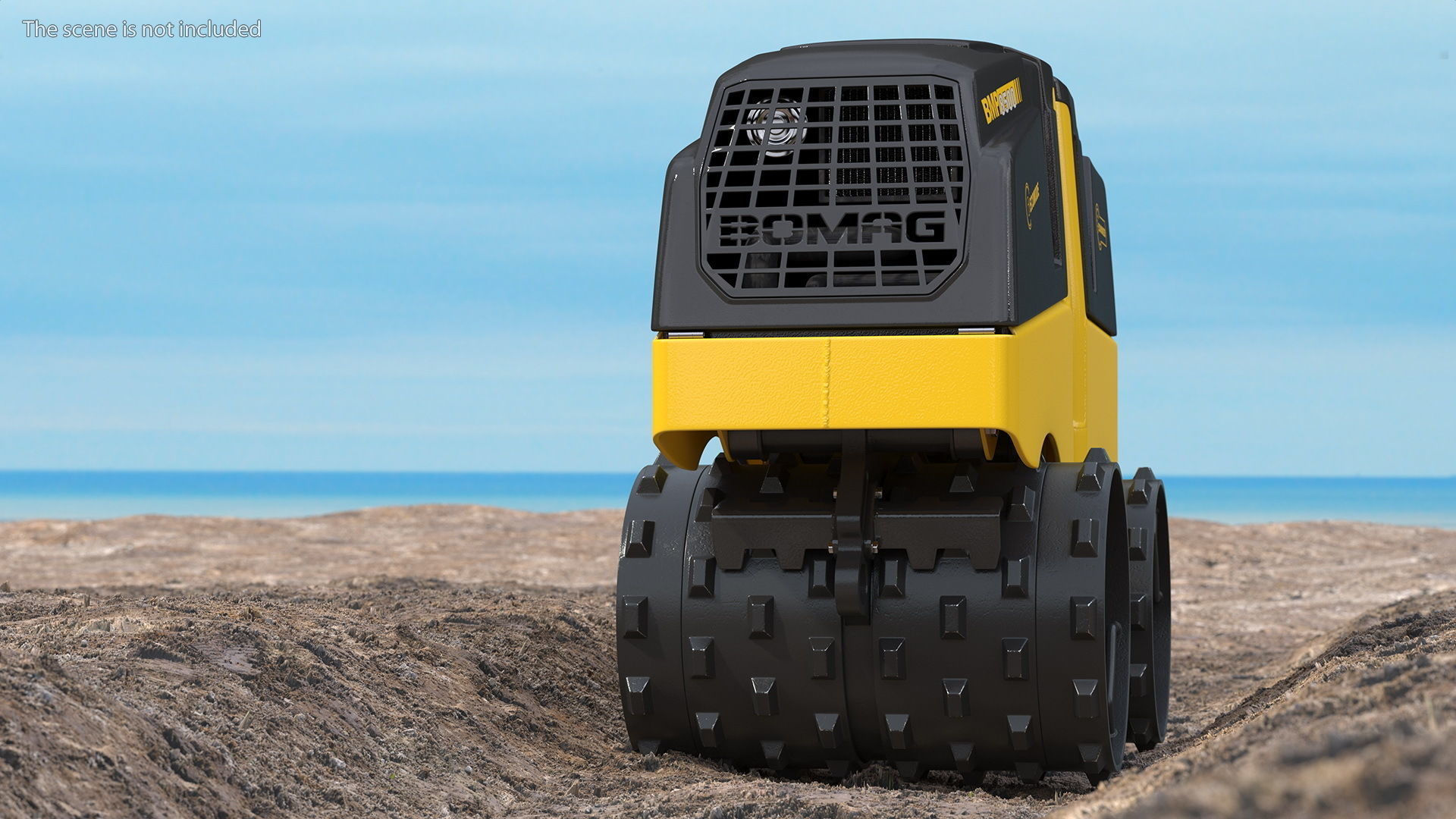 Bomag BMP 8500 Trench Roller 3D model_3