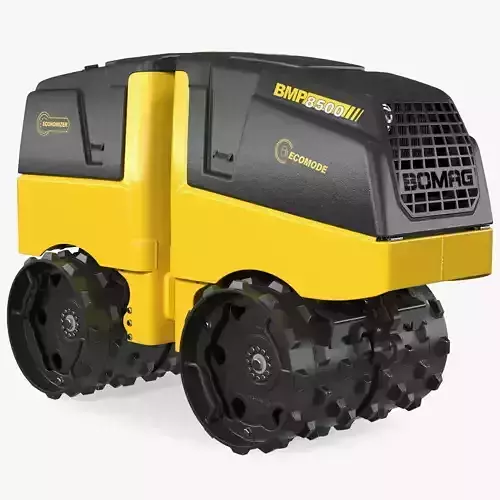 Bomag BMP 8500 Trench Roller 3D model