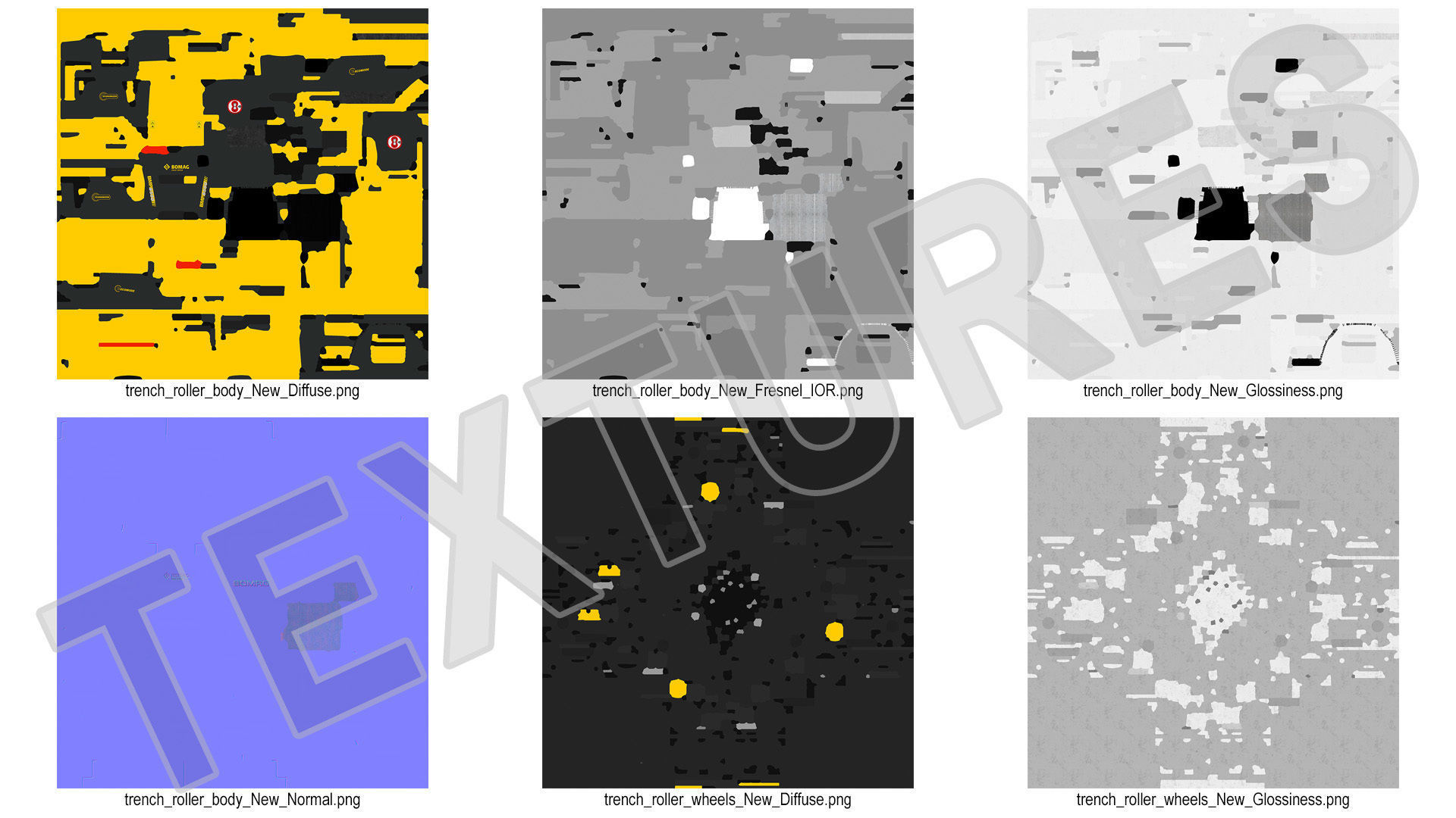 Bomag BMP 8500 Trench Roller 3D model_20