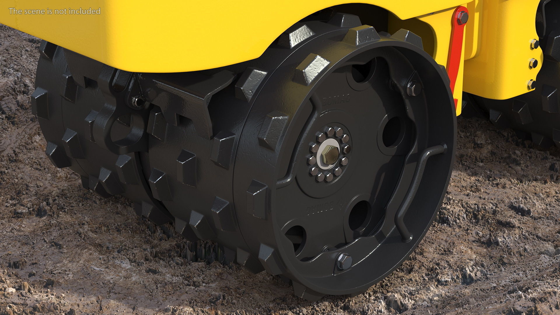 Bomag BMP 8500 Trench Roller 3D model_5