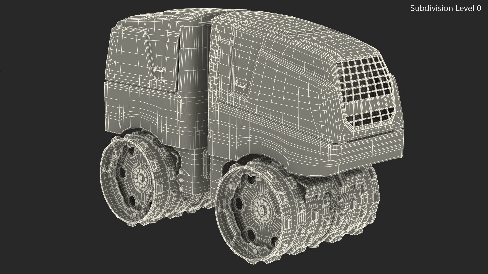 Bomag BMP 8500 Trench Roller 3D model_17