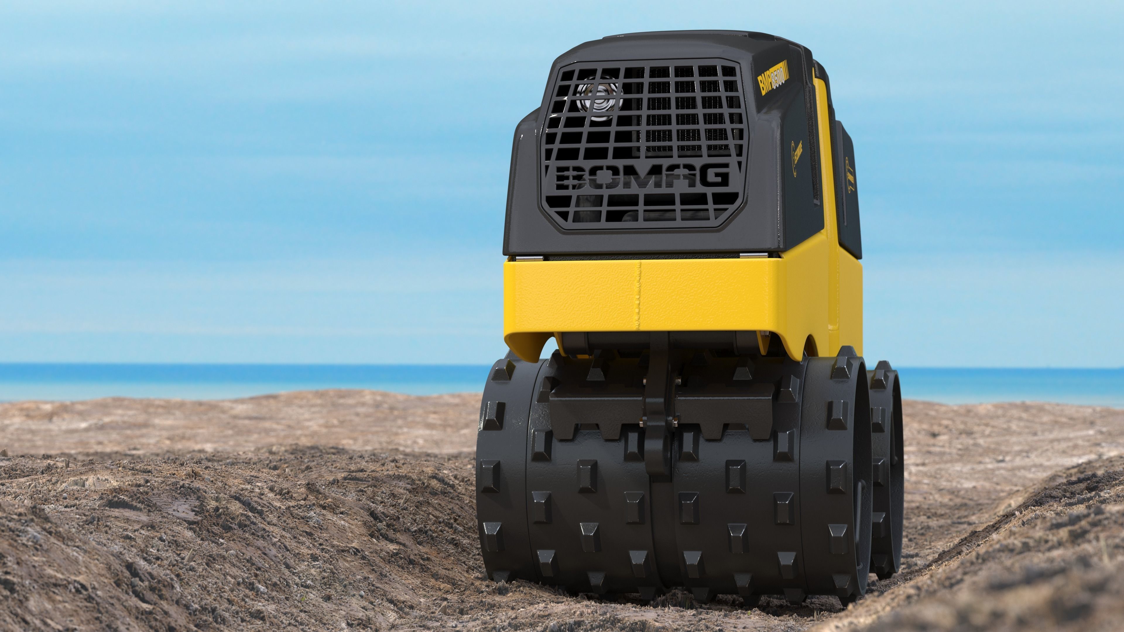 Bomag BMP 8500 Trench Roller 3D model_29