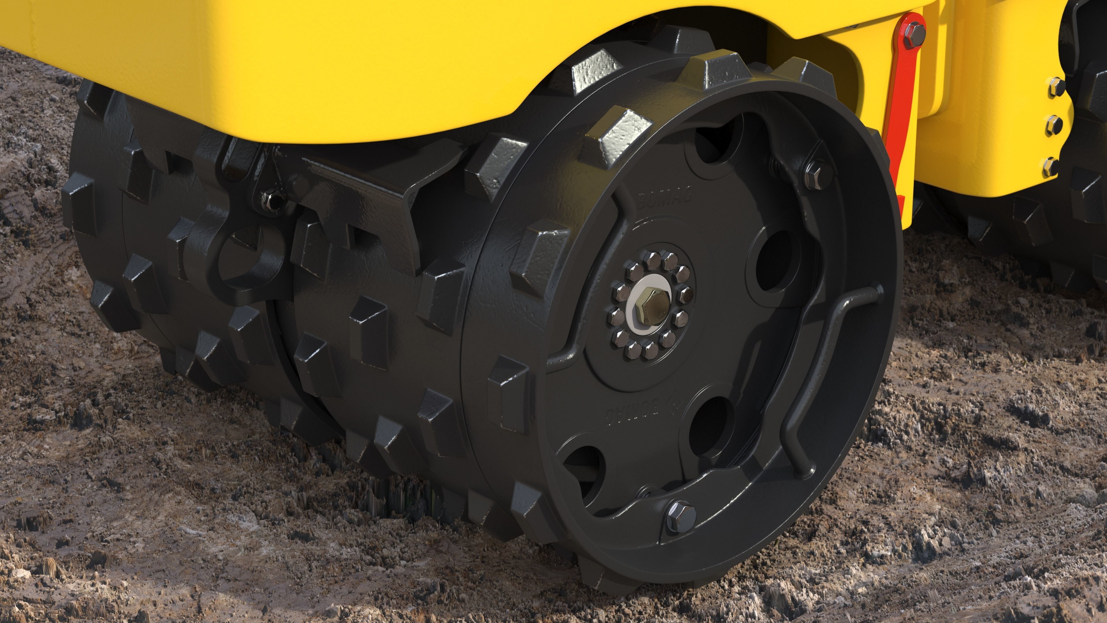 Bomag BMP 8500 Trench Roller 3D model_31