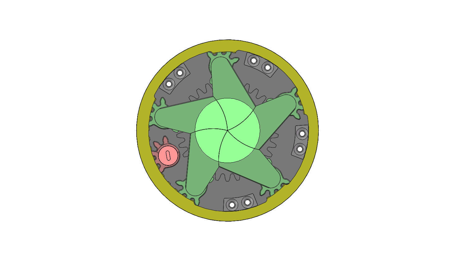 3DP5BLROD20A 3D printable Mechanical Iris shutter diy 3D print model_9