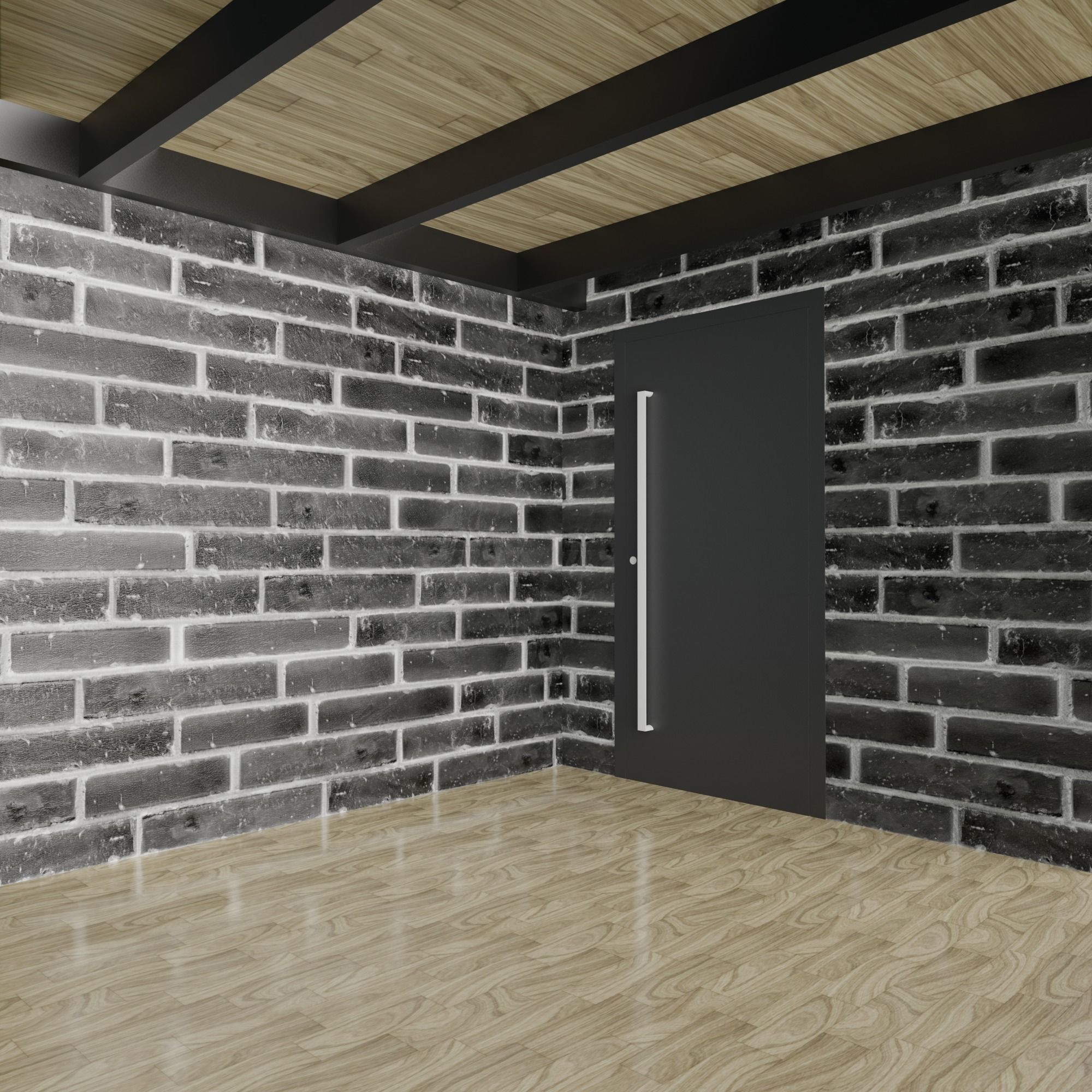 Loft Office 3D model_7