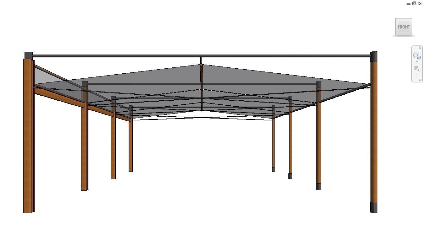 3D model Revit Family Canopy 01 VR / AR / lowpoly CGTrader