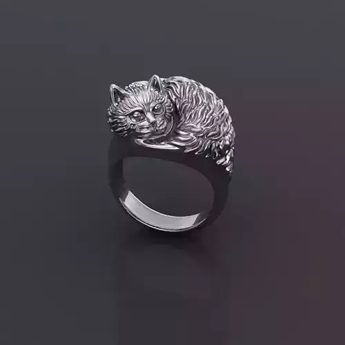 Sleeping Cat Ring