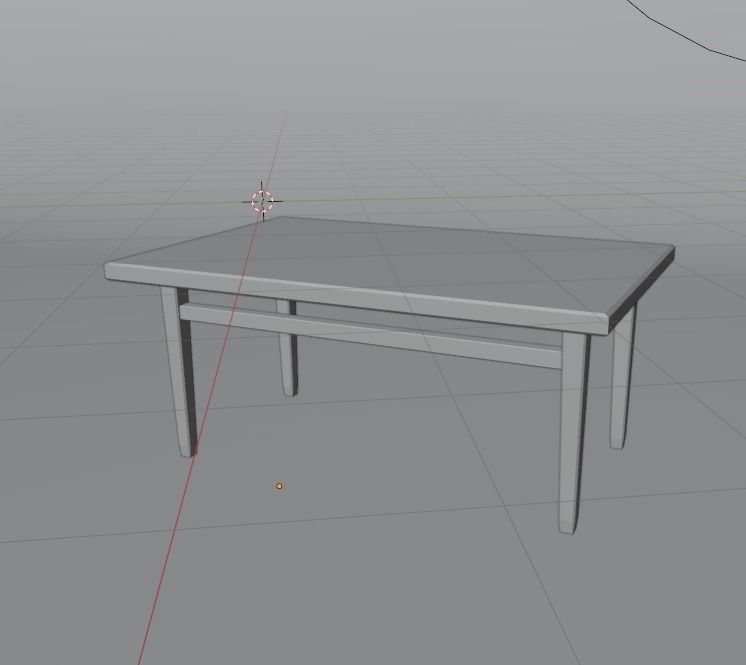 Table pack Low-poly 3D model_19