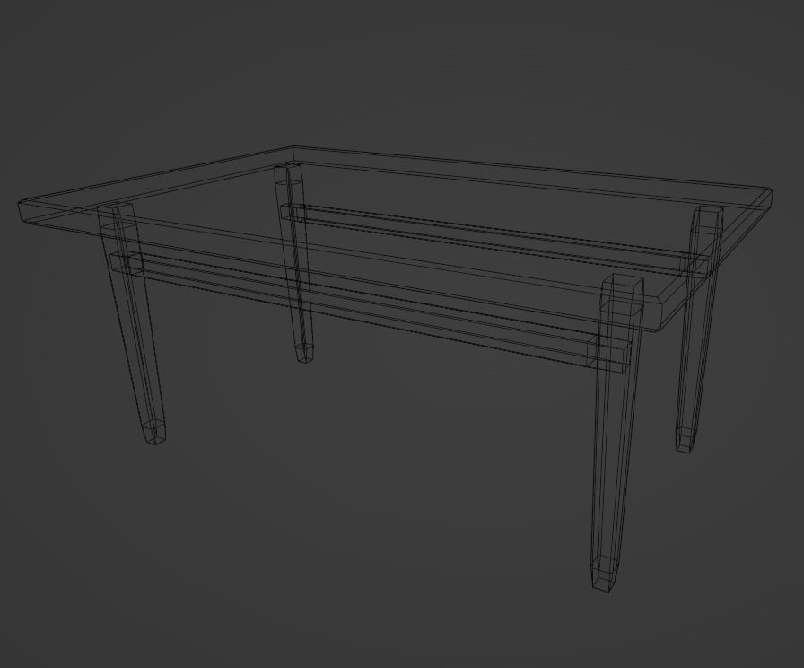 Table pack Low-poly 3D model_20