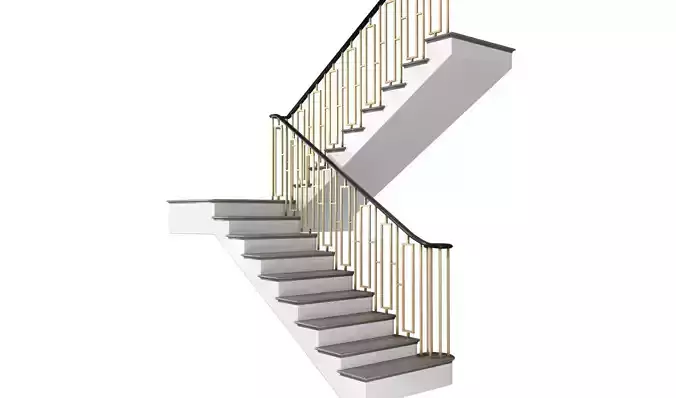 Modern interior stair art deco