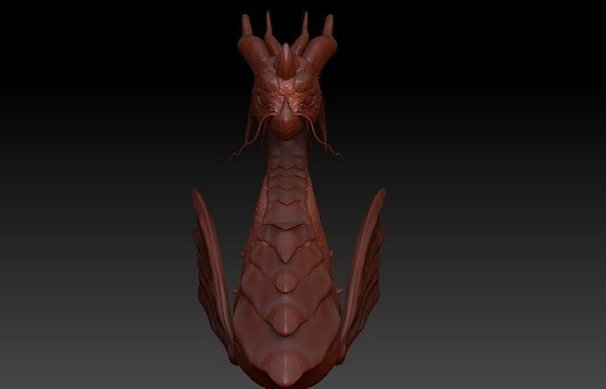 Submarine dragon Free 3D print model