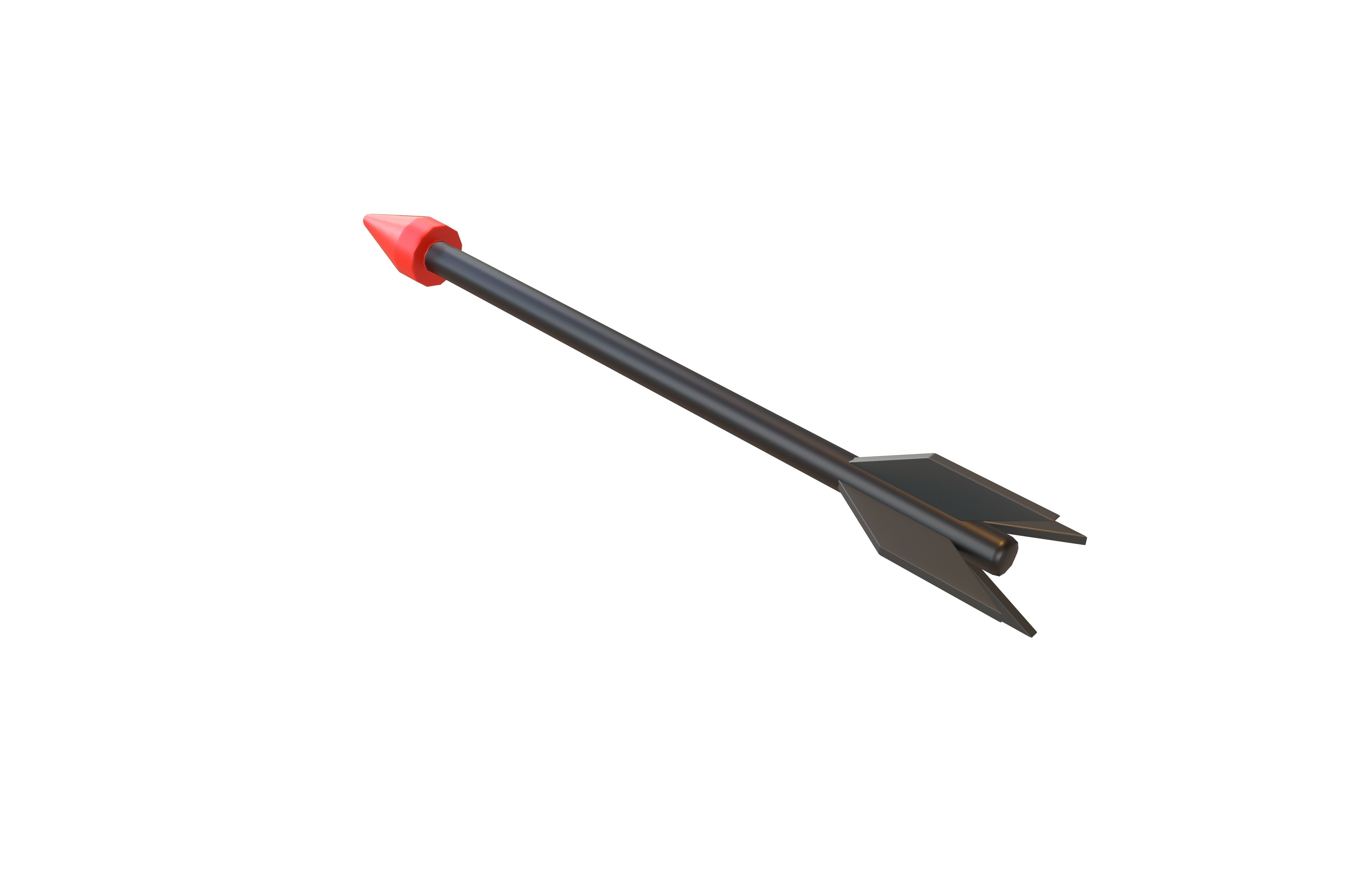 Arrow v1 003 Low-poly 3D model_1