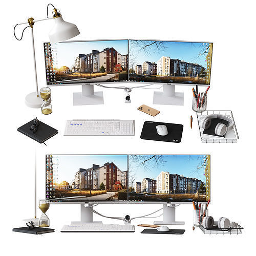 Desktop Set CG Artist Edition 1 3D model