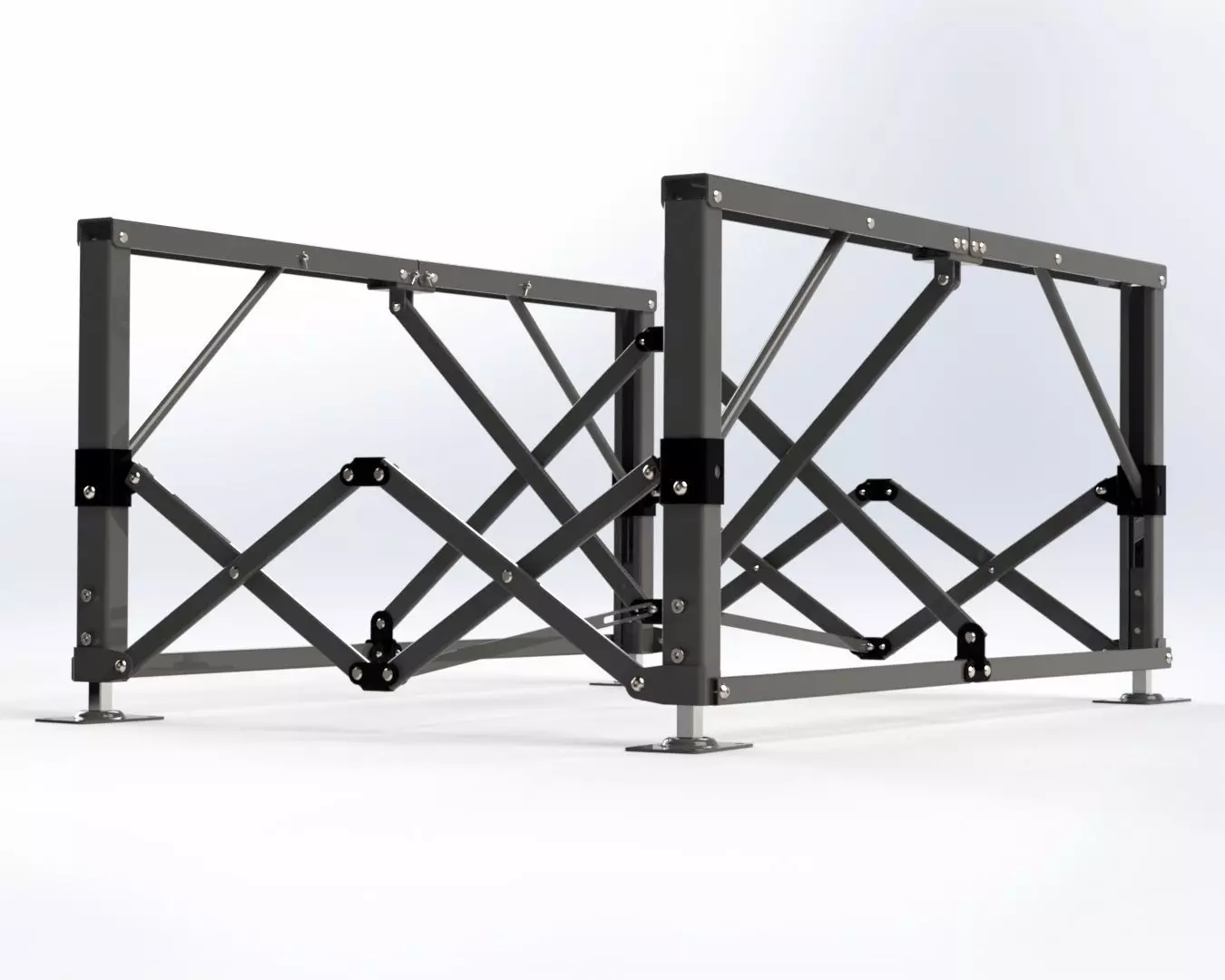 Folding Frame Stand V2 3D model_0
