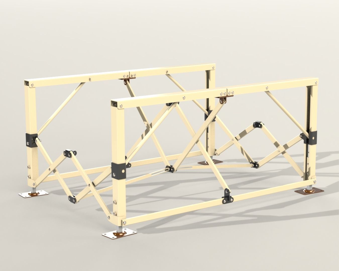 Folding Frame Stand V2 3D model_15