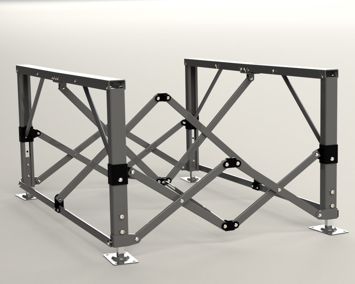Folding Frame Stand V2 3D model_13
