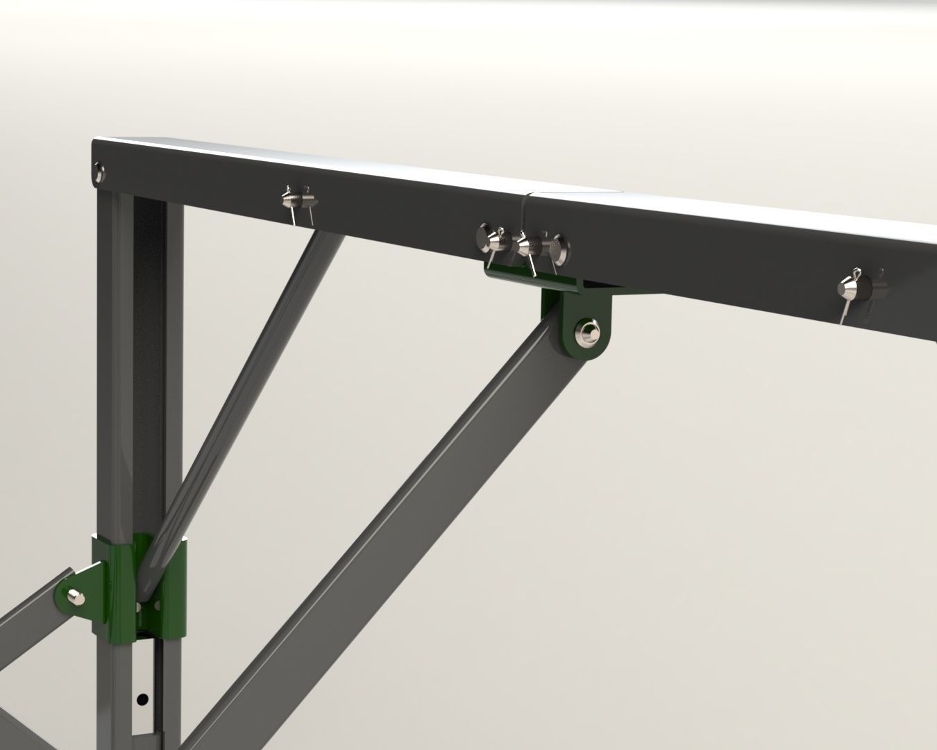 Folding Frame Stand V2 3D model_4
