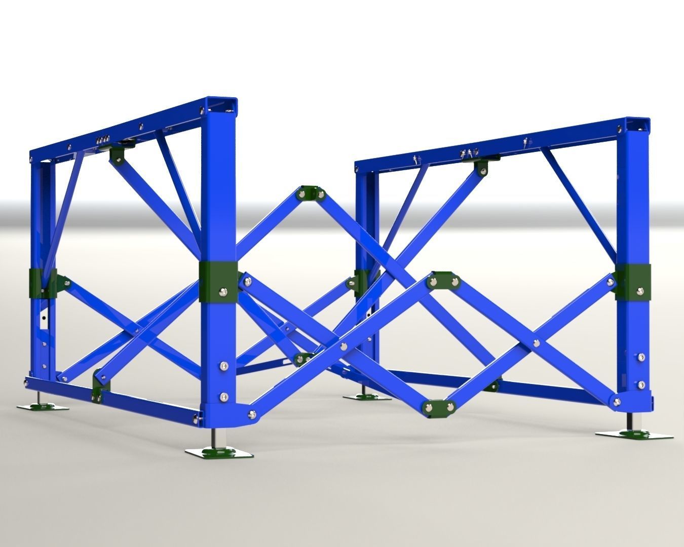 Folding Frame Stand V2 3D model_14