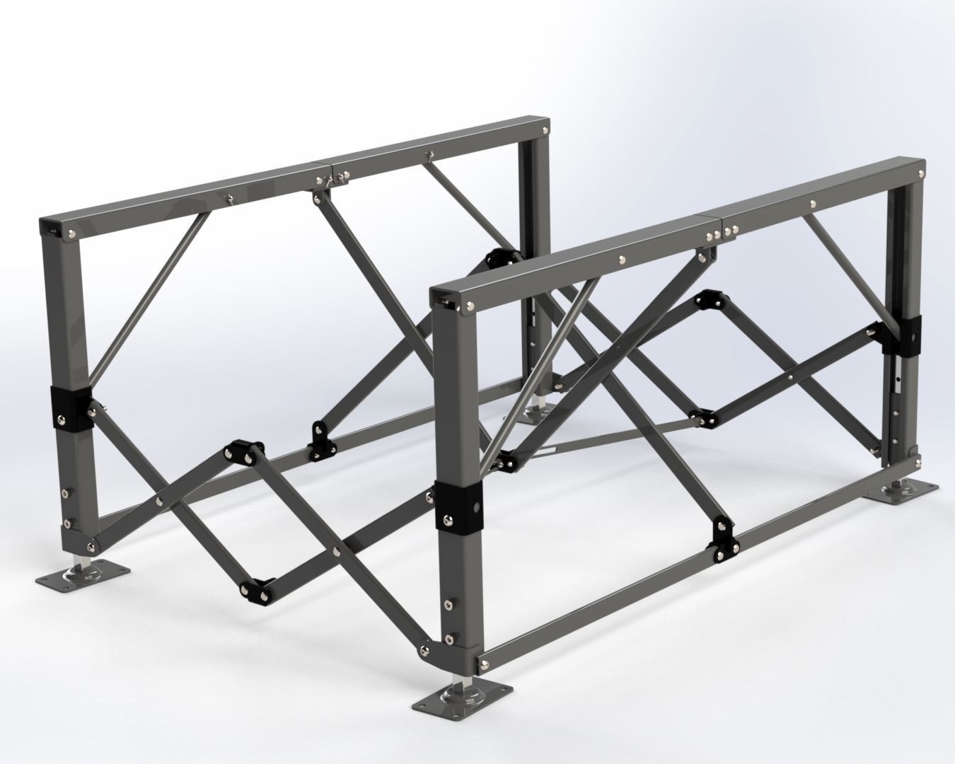 Folding Frame Stand V2 3D model_12