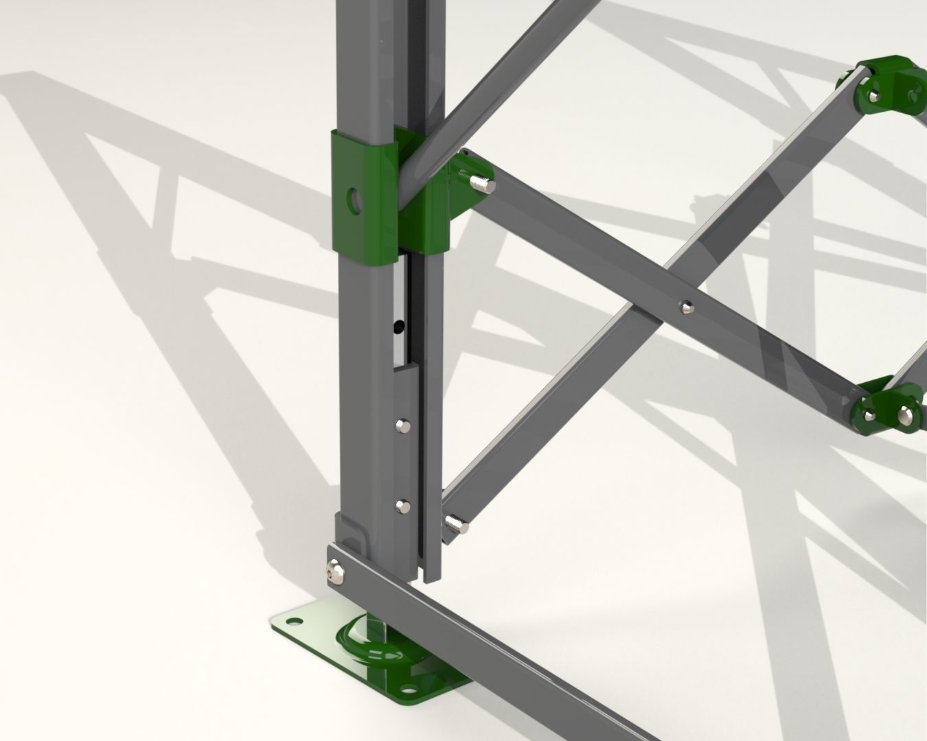 Folding Frame Stand V2 3D model_16