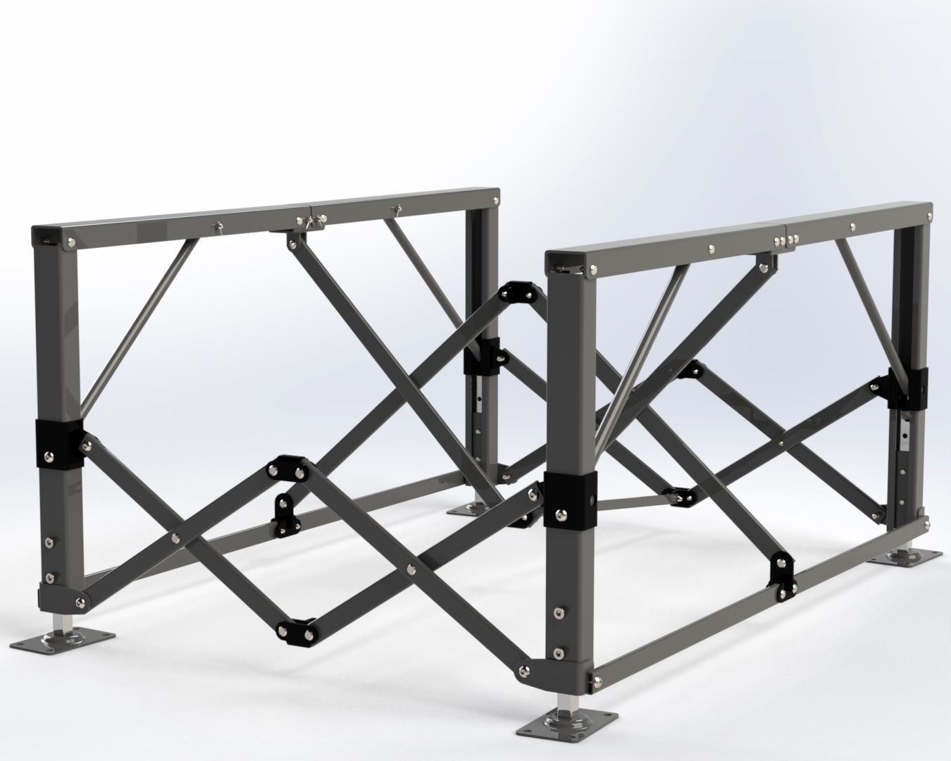 Folding Frame Stand V2 3D model_11